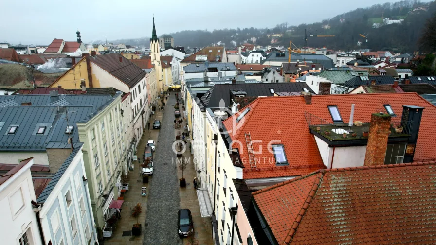 Sicht auf Strasse