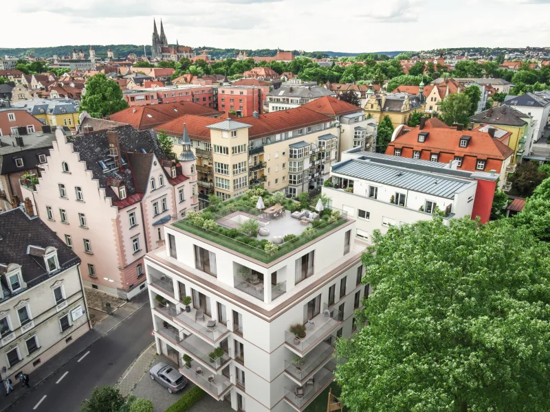 Draufsicht - Wohnung kaufen in Regensburg - ***Villa Sternberg - Neubau***