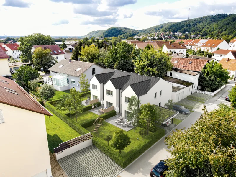 Luftbild - Haus kaufen in Donaustauf - ***Reihenhaus der Perfektion in Donaustauf***