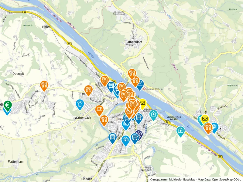 Geolyzer Kartenausschnitt