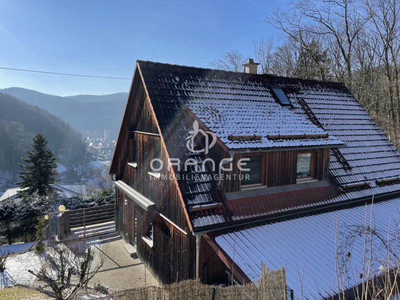 Blick auf die herrliche Süd-Ost Terrasse