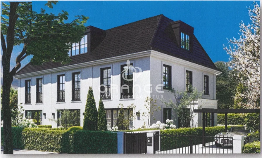 Ansicht - Haus kaufen in Böblingen - *** Schlichte Eleganz in optischer Vollkommenheit - Neubau Reihenmittelhaus ***