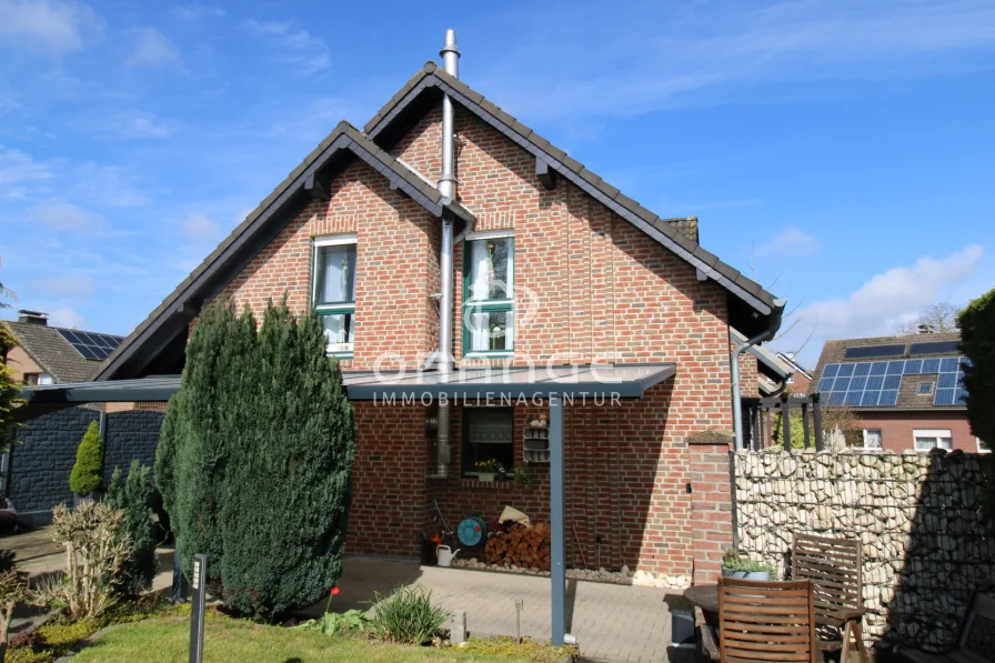 Haus_Gartenansicht - Haus kaufen in Erkelenz / Katzem - ***Moderne Doppelhaushälfte in ruhiger Lage***