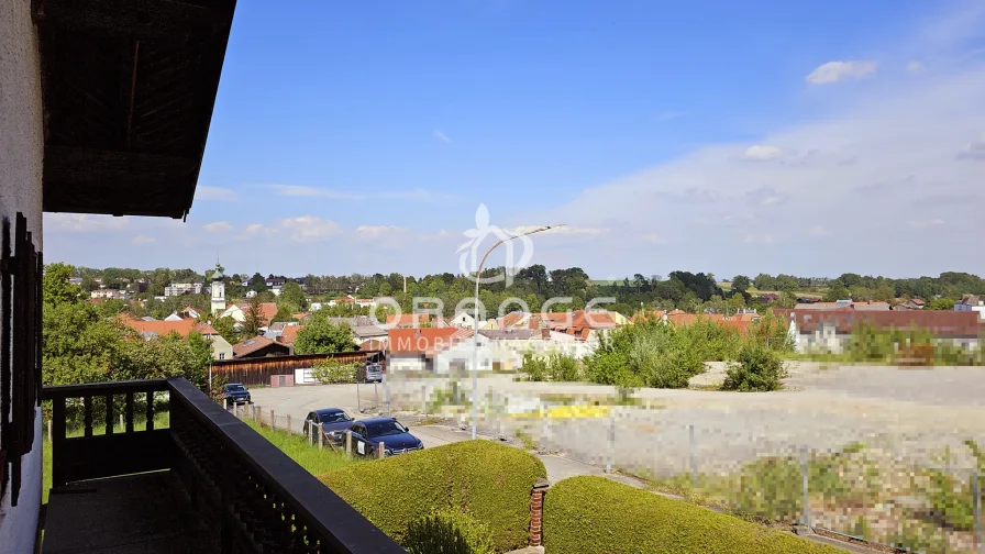 Ausblick vom Ostbalkon