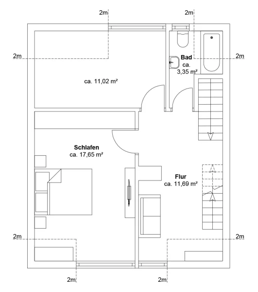 Grundriss Dachgeschoss