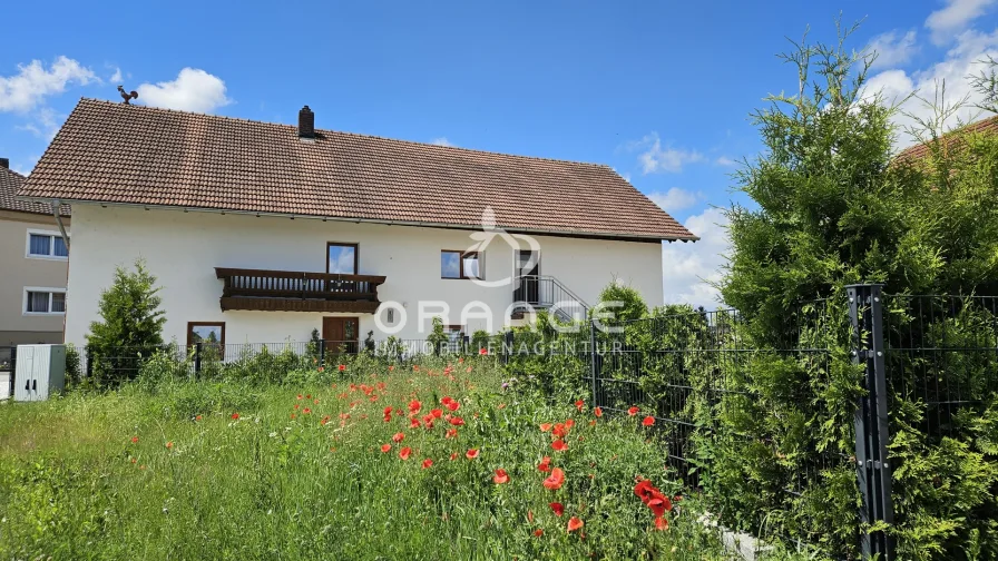 Hausansicht (3) - Haus kaufen in Vilshofen - ***Rarität wartet auf neue Besitzer.... Einfamilienhaus mit ELW und viel Potential in Aunkirchen***