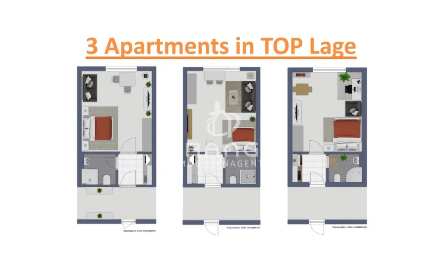 Startbild - Wohnung kaufen in Passau - *** Investmentpaket mit 3 Apartments - Innenstadt Passau TOP LAGE - Uni 700m - 2/3 leerstehend!! ***