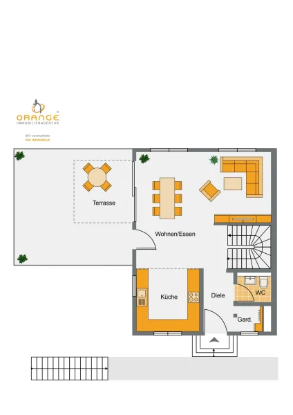 Erdgeschoß - Haus kaufen in Heidenheim an der Brenz - *** PROVISIONSFREI ***              Doppelhaushälfte mit Garten und Garage