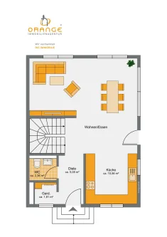 Erdgeschoss - Haus kaufen in Heidenheim an der Brenz - ***PROVISIONSFREI, Doppelhaushälfte mit Garten und Garage***