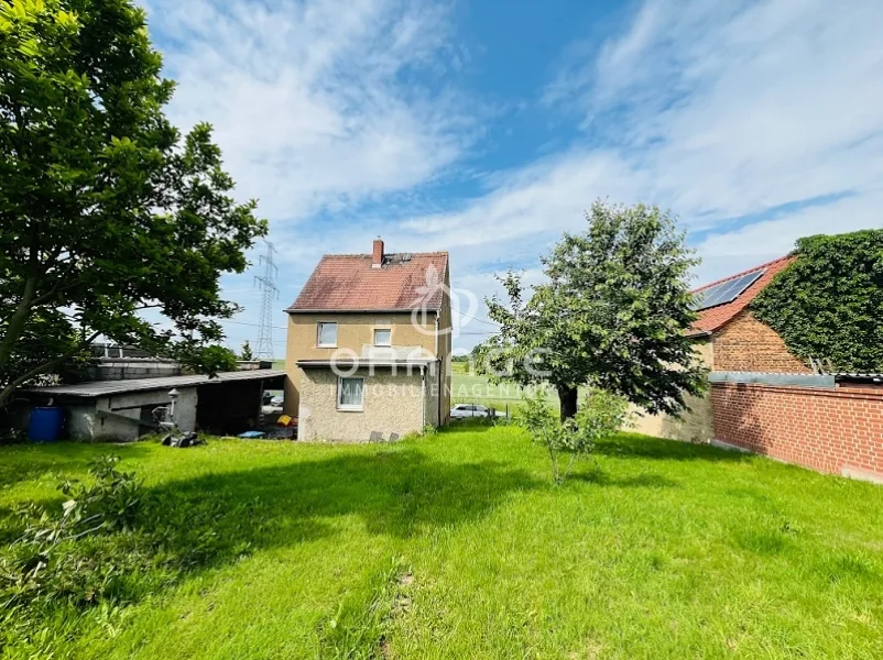 Garten mit Haus - Haus kaufen in Kitzscher / Dittmannsdorf - ***Verwirklichen Sie Ihre Träume - Haus zur Selbstgestaltung***