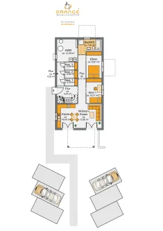 Grundriss - Wohnung kaufen in Heidenheim an der Brenz / Schnaitheim - *** PROVISIONSFREI **** 3,5-Zi.-Wohnung * Neubau * mit Balkon und PKW-Stellplatz