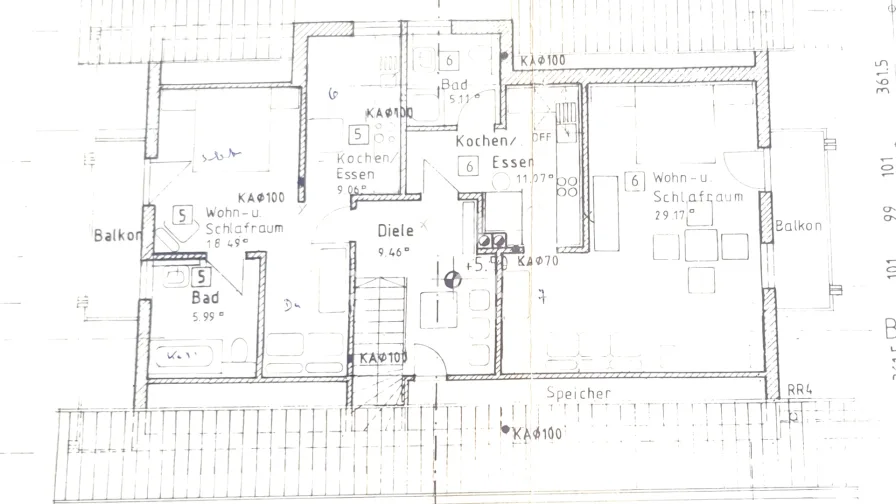 Grundriss Dachgeschoss