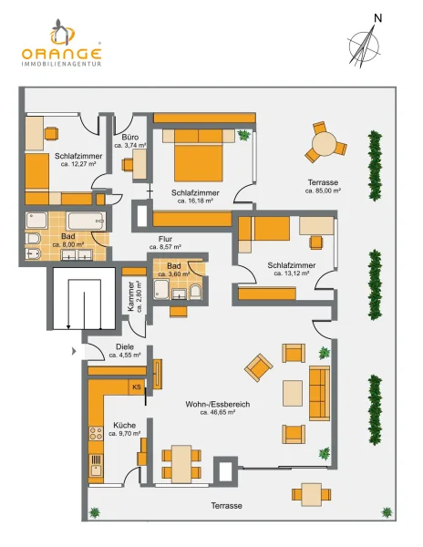 Grundriss 2. Obergeschoss