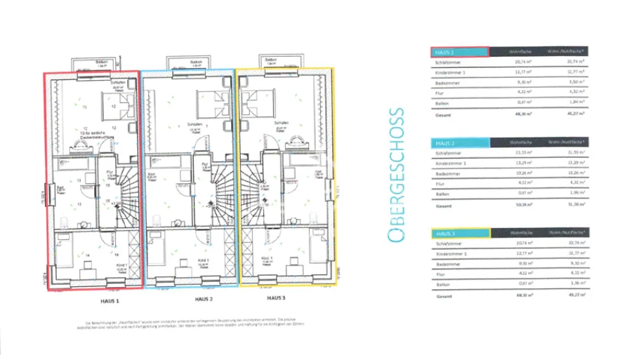 Grundriss 1. Obergeschoss