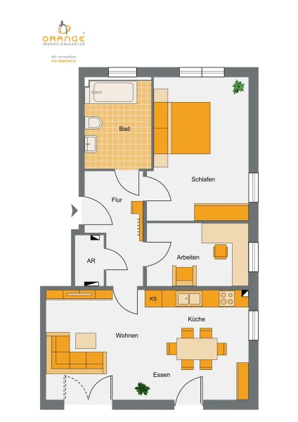 Grundriss Wohnung 