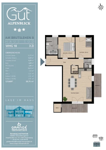 Wohnung 18 - Wohnung mieten in Schönau am Königssee - ***moderne Neubau-Wohnung***