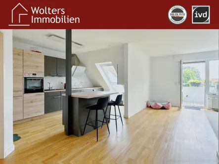 Wohn-/Esszimmer - Wohnung kaufen in Gütersloh - Helle Maisonettewohnung im Norden von Gütersloh