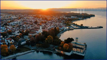 Sonnenaufgang Langenargen Bodensee - Wohnung kaufen in Langenargen - Penthouse-Empore-Wohnung mit großer Terrasse zum Kauf