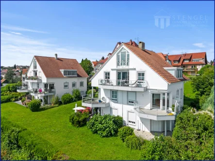 Aussenansicht - Wohnung kaufen in Meersburg - Traumhafte 4,5-Zimmer-Maisonettewohnung mit Seeblick in Meersburg