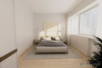 Schlafzimmer - visualisiert