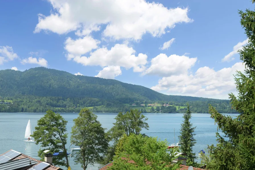 Ausblick vom Balkon