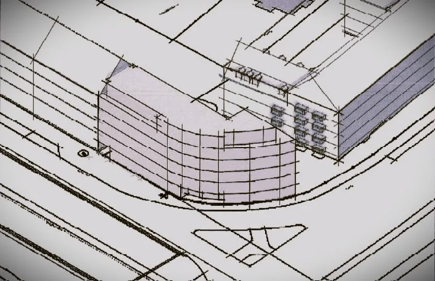 Titelbild - Grundstück kaufen in München - *** Entwickeltes Renditeobjekt *** Projektiertes Grundstück für Wohnungsbau mit Ladenflächen ***