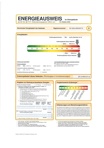 Auszug Energieausweis S. 2