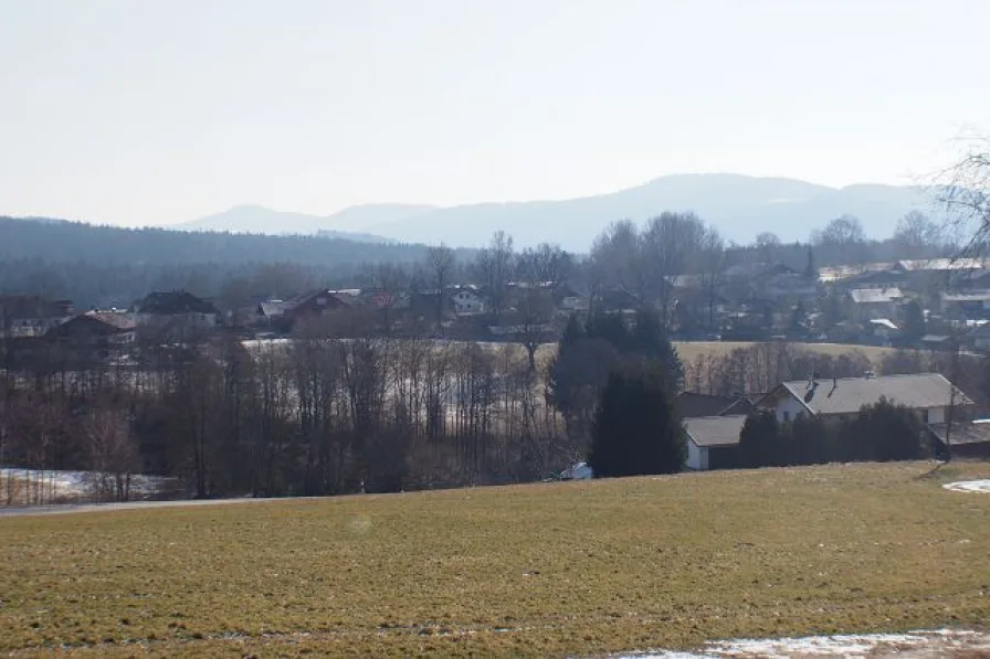 Aussicht vom Balkon