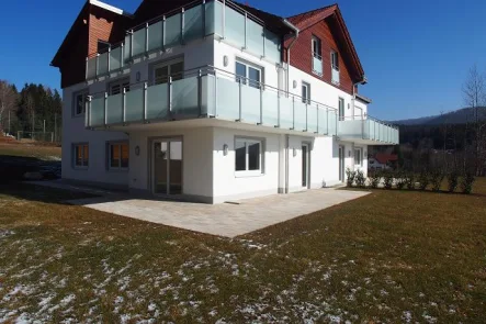 Ansicht - Wohnung mieten in Arnbruck - Erstbezug!! 3- Zimmermietwohnung mit Balkon in ruhiger Lage, der Gemeinde Arnbruck, Bay. Wald