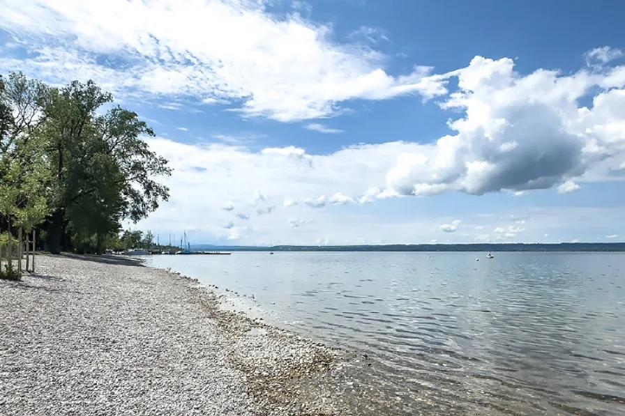 Der Ammersee - nur 2 Gehminuten entfernt