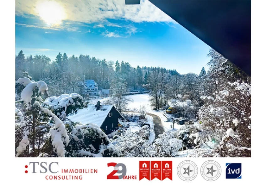 Ausblick - Haus kaufen in Starnberg Söcking - „Häusl“ im Dornröschenschlaf mit großartigem Ausblick in unmittelbarer Nähe zur Maisinger Schlucht