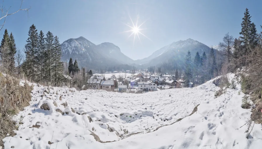 Alpen_Immo_Grundstück_Hütte_Neuhaus_02 - Grundstück kaufen in Schliersee - SCHLIERSEE - Grundstück mit Baugenehmigung für ein Villen-Ensemble in herrschaftlicher Lage!