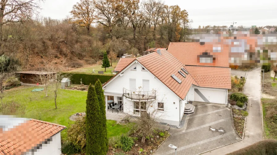 Vorderansicht - Haus kaufen in Mietingen - Modernes Einfamilienhaus mit traumhaftem Grundstück in Baltringen