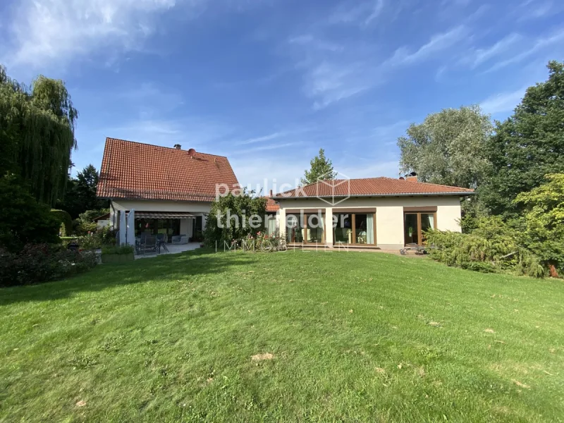 Haus von hinten  - Haus kaufen in Taucha - +++Einfach wunderschön - das müssen Sie gesehen haben+++