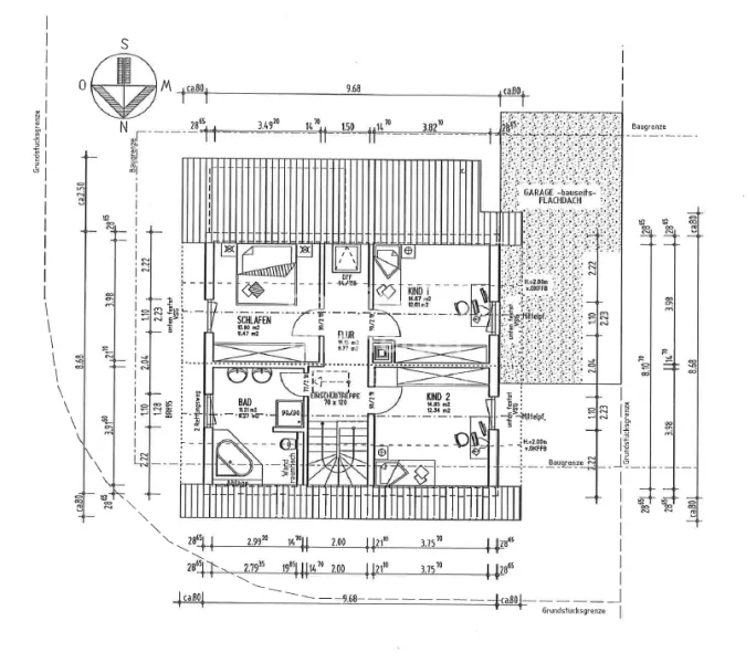 Grundriss Dachgeschoss