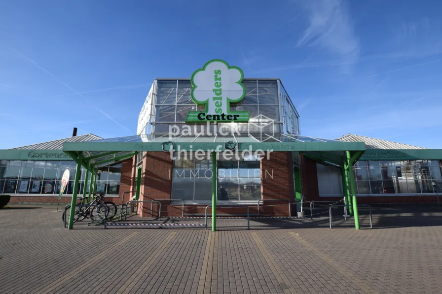 Gartencenter - Halle/Lager/Produktion mieten in Delitzsch - Handels-, Lager-, Werkstatt- und Freiflächen vis-a-vis des PEP Prima Einkaufsmarkt Delitzsch