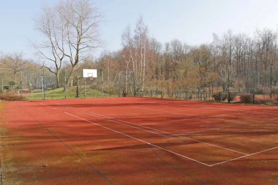 Tennisplätze vor der Tür