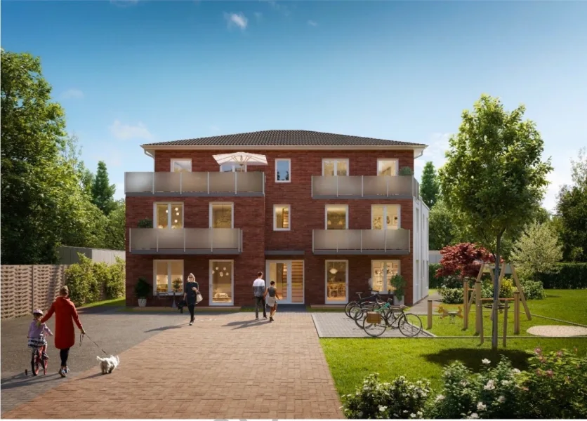Ansicht - Wohnung kaufen in Dortmund - Wundervolle, energieeffiziente, Neubau Eigentumswohnung
