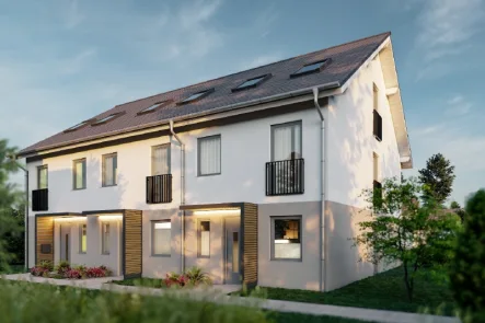 Titelbild - Haus kaufen in Karlsfeld - NEUBAU-Reihenmittelhaus in absolut familienfreundlicher Lage von Karlsfeld!