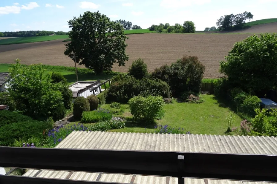 Ausblick vom Balkon