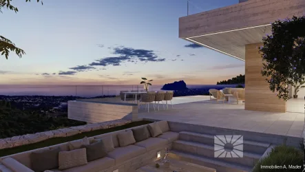 Ausblick - Haus kaufen in Benissa / Pedramala - Luxus Villa in guter Lage mit atemberaubender Aussicht