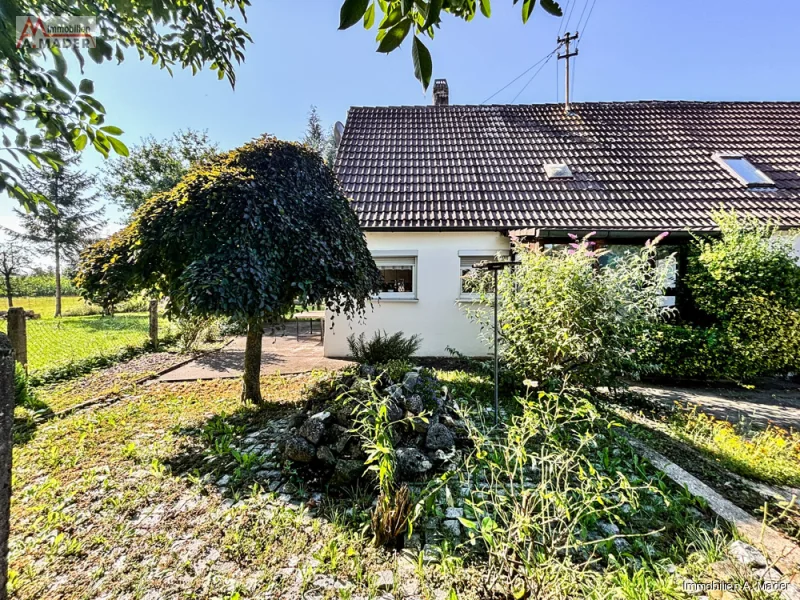 Außenansicht - Haus kaufen in Wertingen / Sontheim - Neuzugang:   Naturliebhaber und Bastler aufgepasst !!