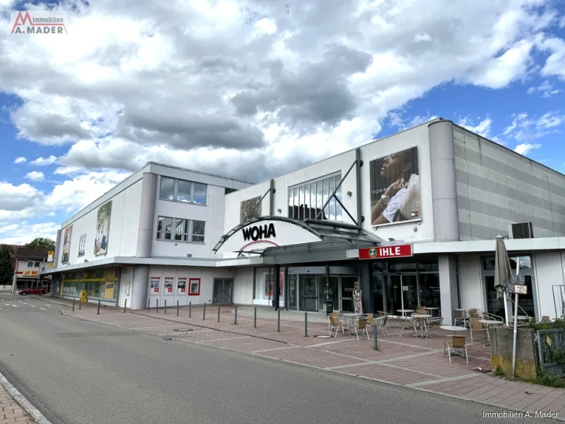 Außen  - Laden/Einzelhandel mieten in Donauwörth - Exklusive Ladenfläche für Cafe in TOP- Lage