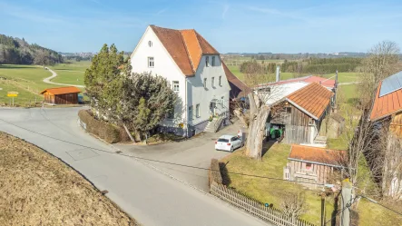 Ansicht südost - Haus kaufen in Altusried - *** RESERVIERT *** Wohnen und Arbeiten unter einem Dach