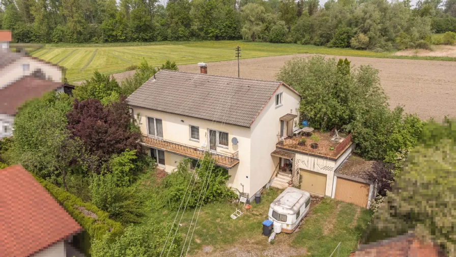 Außenansicht Süd-Ost - Haus kaufen in Rohrdorf - Traumhaftes Grundstück in ruhiger Wohnlage von Rohrdorf