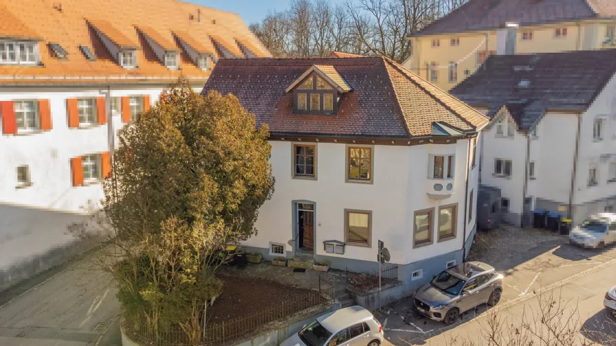 Außenaufnahme - Haus kaufen in Isny im Allgäu - Charmantes 2-Familienhaus in zentraler Lage in der Isnyer Altstadt