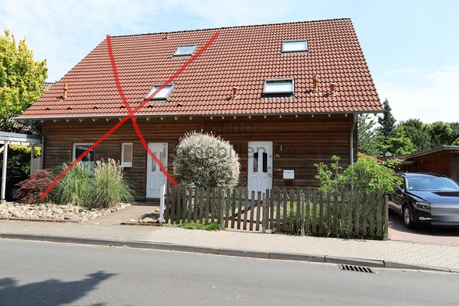 Objekt 15-01 Eingang - Haus kaufen in Wulfen - Ökologisch und Gesund Wohnen mit der Familie, Doppelhaushälfte in Wulfen.