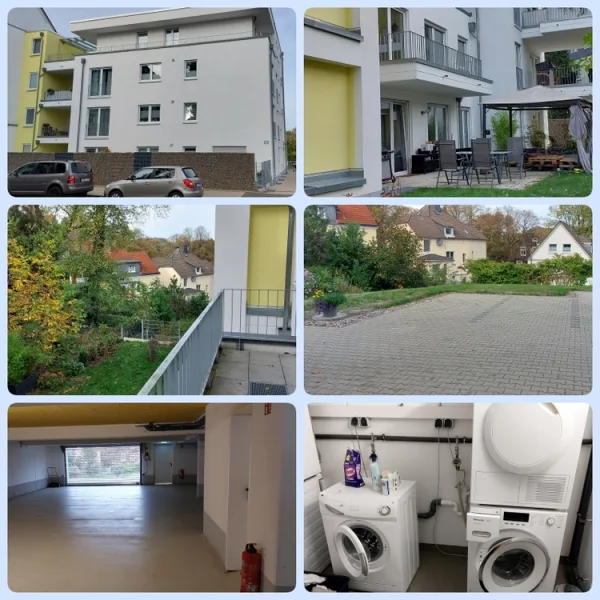 Collage1 - Wohnung kaufen in Remscheid -  Neubau ETW 2 ½ Zi-Whg mit Balkon und Garage