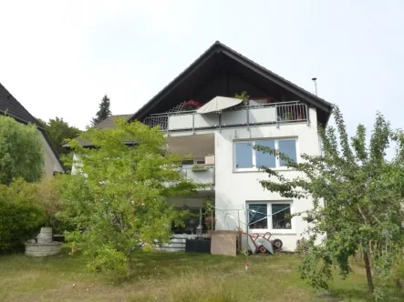 Rückansicht - Haus kaufen in Kassel - 3 Fam.-Haus in traumhafter Waldrandlage von Kassel-Harleshausen