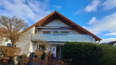 Außenansicht - Wohnung mieten in Vellmar - Attraktive 3-Zimmerwohnung mit großem Balkon in Vellmar-Frommershausen